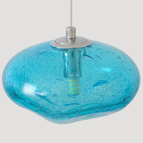 Светильник подвесной Crystal Lux FORMLESS SP1 BLUE 4124/201