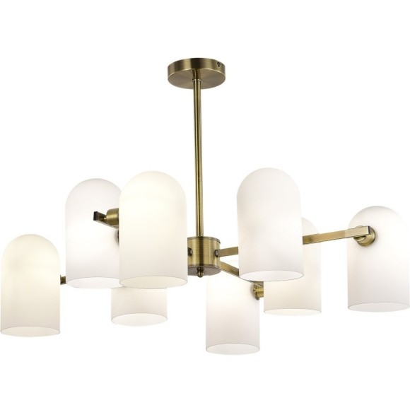 SLE1047-302-08 Светильник потолочный Бронза/Молочно-белый E14 8*40W NOBILIA SLE1047-302-08 Светильник потолочный Бронза/Молочно-белый E14 8*40W NOBILIA
