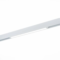 ST657.536.18H Белый магнитный трековый линейный светильник, 410x25x41мм, LED 18Вт 3000K 1470Лм CRI90 120° 220В IP20 для трековой серии SKYLINE 220
