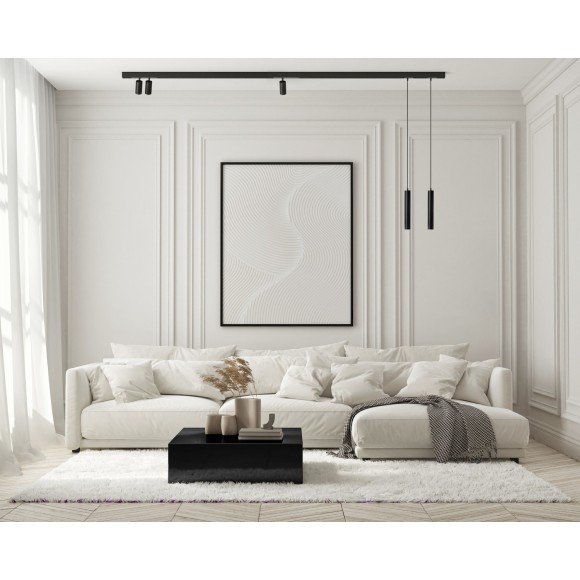 DK8012-BK Трековый магнитный светодиодный SMART (TUYA, Алиса, Wi-Fi, пам. настроек) светильник Denkirs SMART 220V CRI90+ 3000-6000К 1560Лм 24° 18Вт