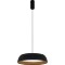 SLE1812-403-01 ST Luce MUSE Светильник подвесной, LED, 4000K 1х30W, черный, древесный/белая