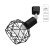 Однофазный двужильный трековый светильник Arte Lamp A6141PL-1BK SOSPIRO под сменную лампу Е14