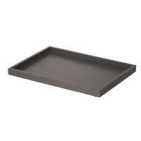 427098 COCHRANE Декоративный поднос дерево серый L335 B240 H20