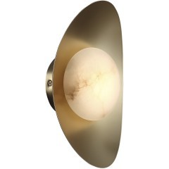 SL6229.211.01 Светильник настенный ST-Luce Золотистый/Алебастр LED 1*7W 3000K PEARL SL6229.211.01 Светильник настенный ST-Luce Золотистый/Алебастр LED 1*7W 3000K PEARL