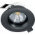 98607 Светодиодный встраиваемый светильник SALICETO димм., 6W(LED), Ø88, 380lm, 3000K, алюминий, черны