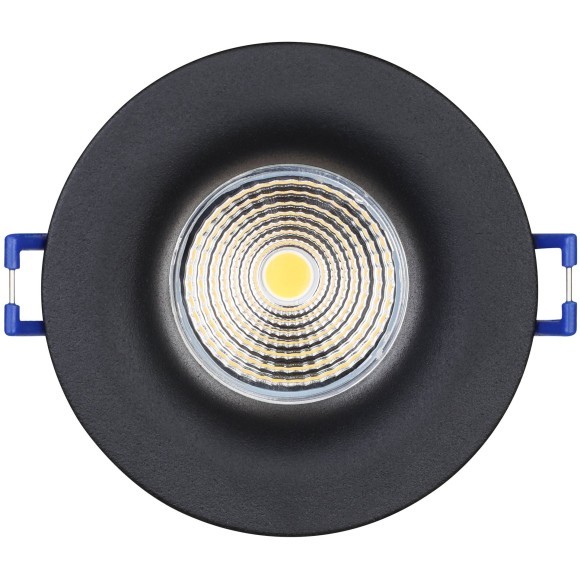 98607 EGLO SALICETO (Саличето) встраиваемый LED-светильник 6 Вт, 2700 К, 380 лм, CRI более 80, угол 50°, черный, диммируемый, IP20