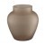421205 ASINDRO Ваза декоративная коричневая, H195, Ø180, стекло