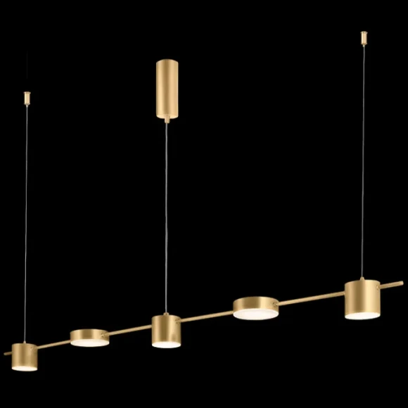 Светильник подвесной Crystal Lux TRISTAN SP5 L1200 GOLD