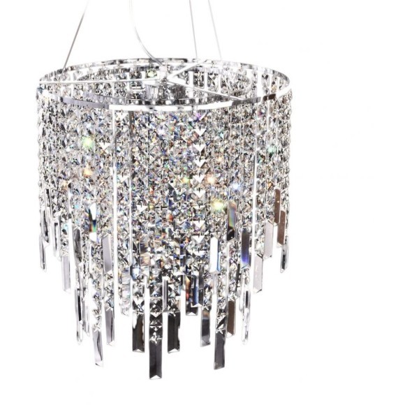 Хрустальная подвесная люстра Lumina Deco Zucchero LDP 2159-450 CHR