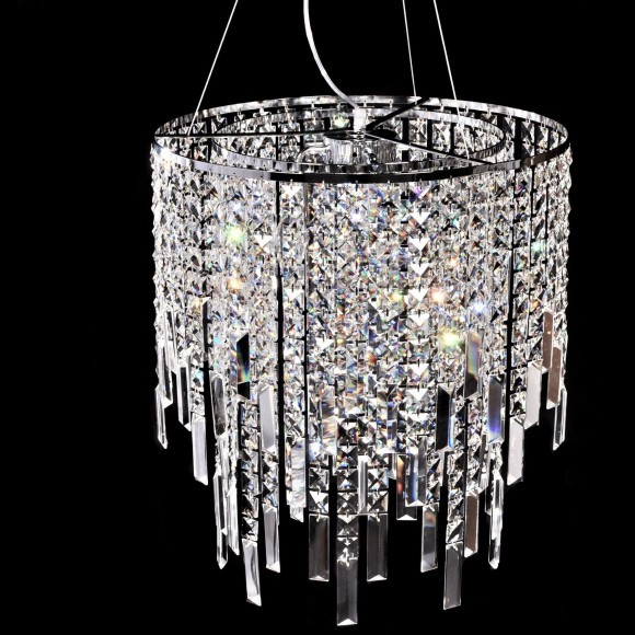 Хрустальная подвесная люстра Lumina Deco Zucchero LDP 2159-450 CHR