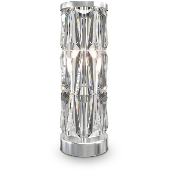 Интерьерная настольная лампа хрустальная с выключателем Puntes MOD043TL-02CH Интерьерная настольная лампа хрустальная с выключателем Puntes MOD043TL-02CH