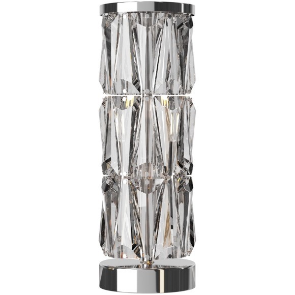 Интерьерная настольная лампа хрустальная с выключателем Puntes MOD043TL-02CH Интерьерная настольная лампа хрустальная с выключателем Puntes MOD043TL-02CH
