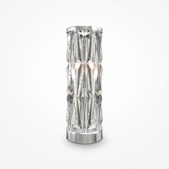 Интерьерная настольная лампа хрустальная с выключателем Puntes MOD043TL-02CH