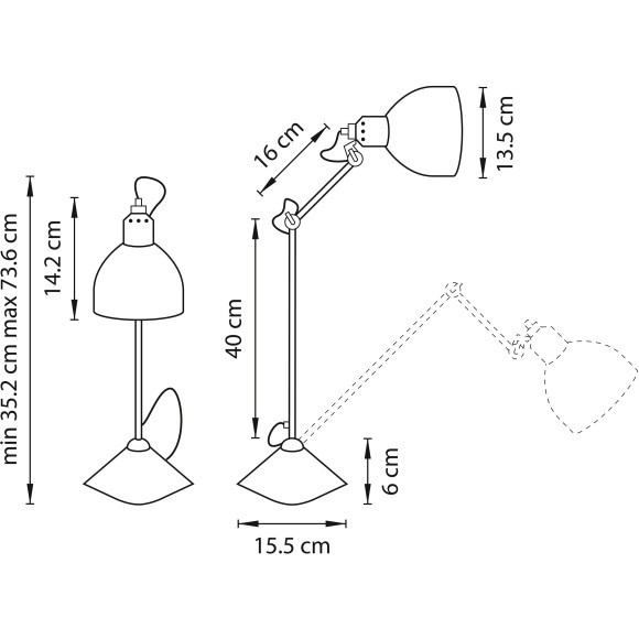Настольная лампа Loft Lightstar 865917