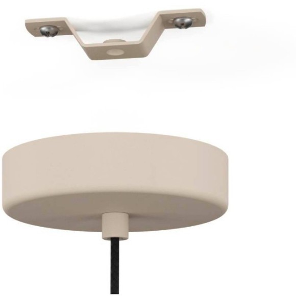 900429 Подвесной потолочный светильник VALDIOLA, 1x40W, E27, H1100, ?360, сталь, песочный, матовая латунь