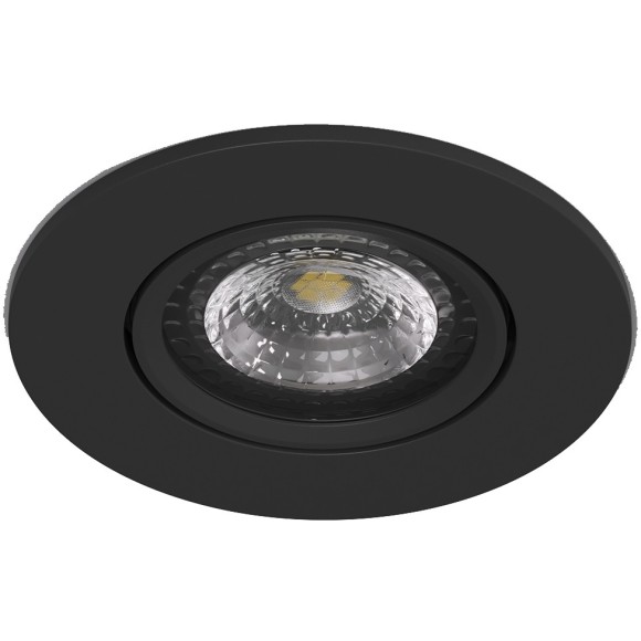 DK3020-BK Встраиваемый светильник IP20 макс 10 Вт GU5.3 черный пластик