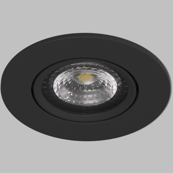 DK3020-BK Встраиваемый светильник IP20 макс 10 Вт GU5.3 черный пластик