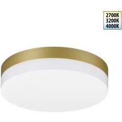 359732 STREET NT25 780 золото матовое Светильник ландшафтный с переключ. цв. температуры и мощности IP65 LED 12/15/18W 180-265V 2700К\3200К\4000К OPAL
