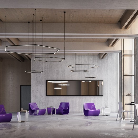 Светильник Larc для системы освещения Maytoni Shelf 750лм RA90 3000К 13Вт 360° C148CL-L900-13W3K-B