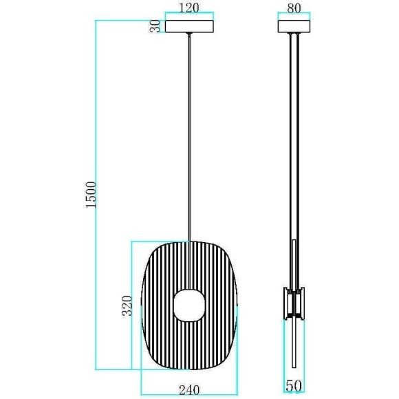 Подвесной светильник Maytoni MOD152PL-L1BK
