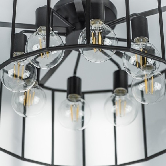 Люстра потолочная Lightstar 798287 Genni под лампы 8xE27 320W