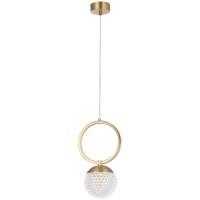 Светильник подвесной Crystal Lux CAROLINA SP1 V1 BRASS 0330/201