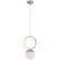 Светильник подвесной Crystal Lux CAROLINA SP1 V1 BRASS 0330/201