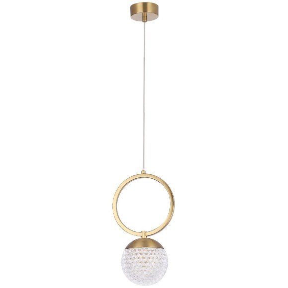 Светильник подвесной Crystal Lux CAROLINA SP1 V1 BRASS 0330/201