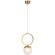 Светильник подвесной Crystal Lux CAROLINA SP1 V1 BRASS 0330/201