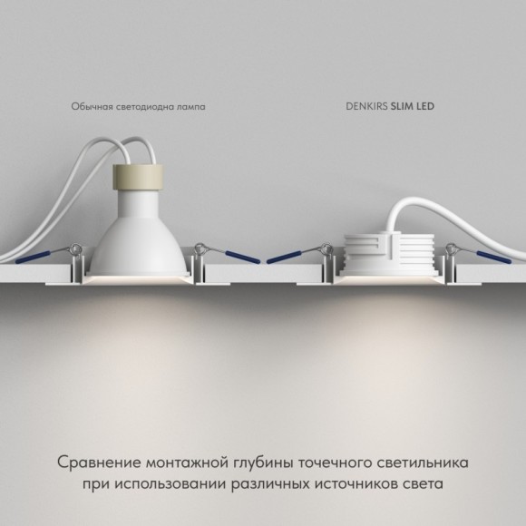 DK3000-7W Светодиодный модуль белый 7Вт 3000К 630Лм RA80 60° IP20 220V (замена ламп MR16 цоколей GU10 и GU5.3)