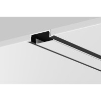 Алюминиевый профиль встраиваемый с фланцем 22x6мм 2 м, Maytoni ALM-004-B-2M 632010