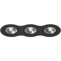 Встраиваемый светильник Lightstar i937070707 Intero 111 под лампы 3xGU10 150W