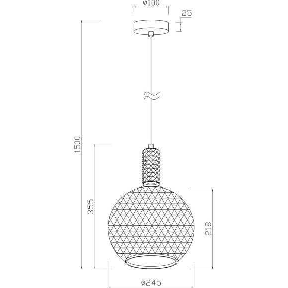 Светильник подвесной Stilfort 2128/00/01P Coloure