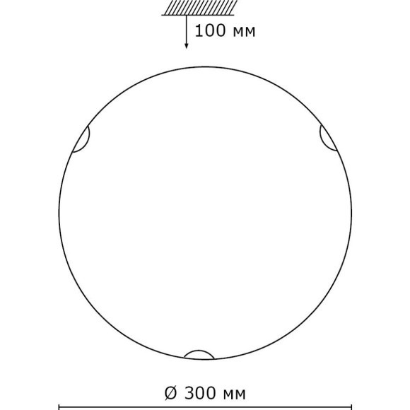 Настенно-потолочный светильник Sonex 118/K KUSTA под лампы 2xE27 2*60W
