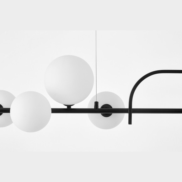 Подвесной светильник Lumina Deco LDP 7036-7 BK+WT Подвесной светильник Lumina Deco LDP 7036-7 BK+WT