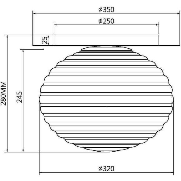 Потолочный светильник Maytoni MOD268CL-01B
