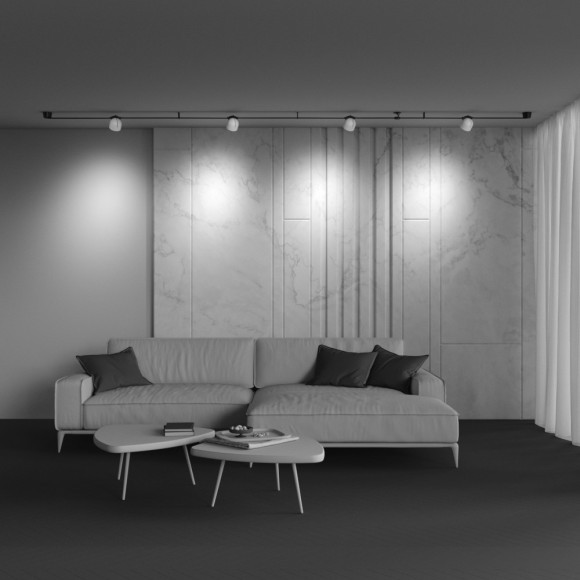 Светильник светодиодный на текстильный шинопровод Maytoni Parity TR124B-12W4K-M-W 1050лм 12Вт CRI90