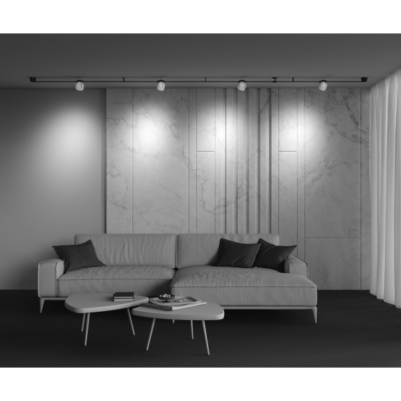 Светильник светодиодный на текстильный шинопровод Maytoni Parity TR124B-12W4K-M-W 1050лм 12Вт CRI90