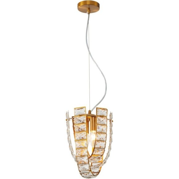 Светильник подвесной хрустальный 2172/05/02P Stilfort, серия Umiko Светильник подвесной хрустальный 2172/05/02P Stilfort, серия Umiko