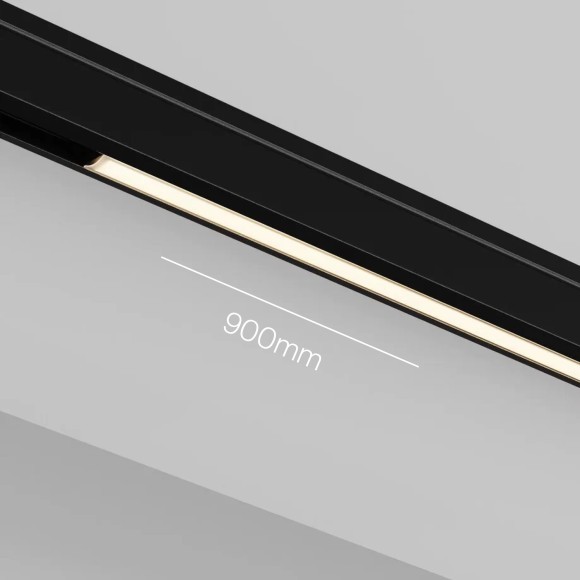 TR190-1-15W3K-B Ультратонкий трековый диммируемый по TRIAC 0/1-10V магнитный светодиодный светильник Maytoni Levity CRI90+ 3000К 1050Лм 100° 15Вт TR190-1-15W3K-B Ультратонкий трековый диммируемый по TRIAC 0/1-10V магнитный светодиодный светильник Maytoni Levity CRI90+ 3000К 1050Лм 100° 15Вт