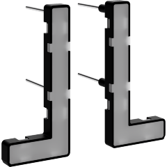 Модули подсветки клавиш выключателя/переключателя двухклавишного, S70