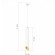 ST152.513.01 ST Luce Светильник подвесной, GU10,1х50W, IP20, D60xH400,220V, белый ST152.513.01 ST Luce Светильник подвесной, GU10,1х50W, IP20, D60xH400,220V, белый