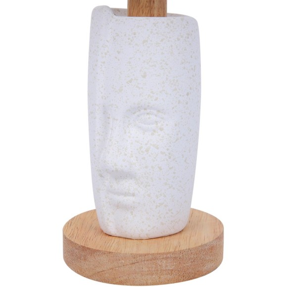 8210/1T MODERNI LN25 белый, керамика/текстиль Настольная лампа Е27 1*60W 220V VISIONA