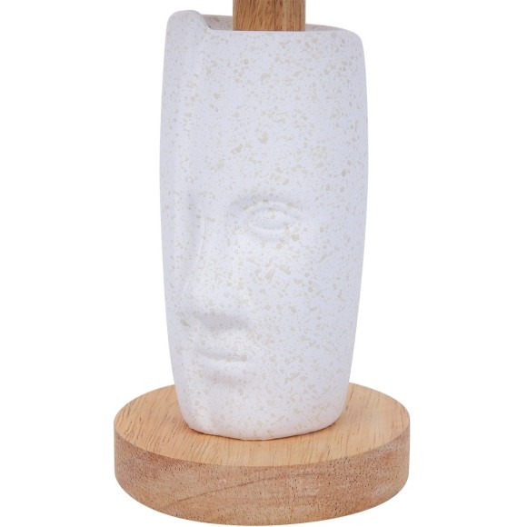 8210/1T MODERNI LN25 белый, керамика/текстиль Настольная лампа Е27 1*60W 220V VISIONA