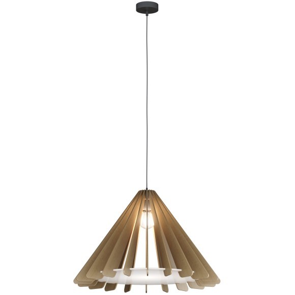 SL3002.403.01 Светильник подвесной ST-Luce Черный/Бежевый E27 1*60W SENTITO