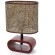 8200/1T COUNTY LN25 кофейный/коричневый, дерево/текстиль Настольная лампа E27 1*60W 220V MADERANA