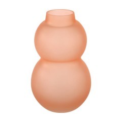 421351 BEVATO Ваза декоративная H280 D170 стекло розовый сатиновый