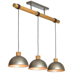 Подвесной светильник с 3 лампами Lussole LSP-8149 KERR IP21 под лампы 3xE27 180W Подвесной светильник с 3 лампами Lussole LSP-8149 KERR IP21 под лампы 3xE27 180W