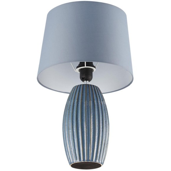 8122/1T COMFI LN25 синий, керамика/текстиль Настольная лампа E27 1*60W 220V LAPUNA