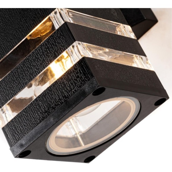 Уличный настенный светильник Arte Lamp A4421AL-2BK HADAR IP44 под лампы 2xE27 20W Уличный настенный светильник Arte Lamp A4421AL-2BK HADAR IP44 под лампы 2xE27 20W